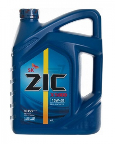 Zic Х5000 полусинтетика 10W-40 6 л.